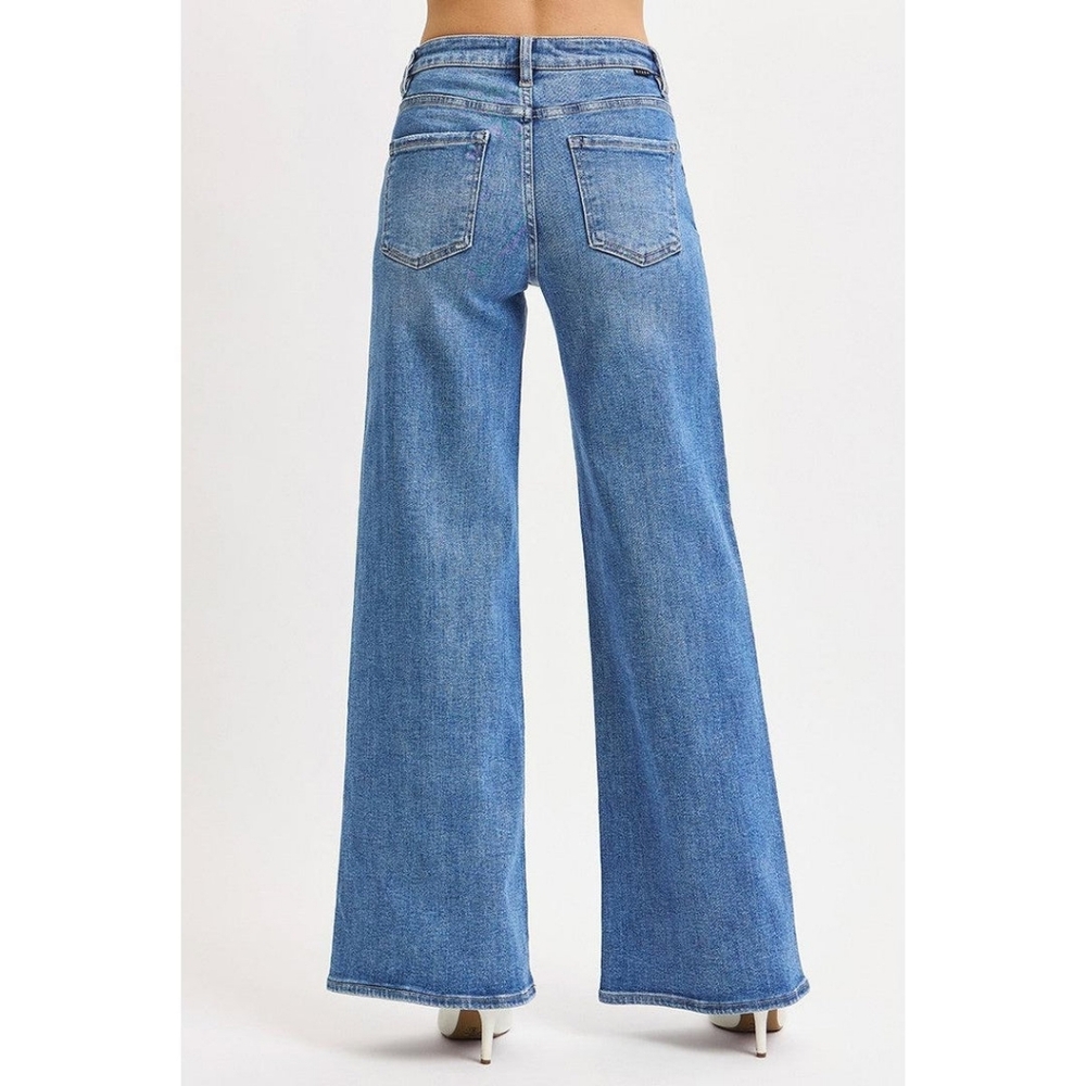 Risen Los Angeles High Rise Wide Leg Jeans Women's Size 11/30 - Picture 3 of 14